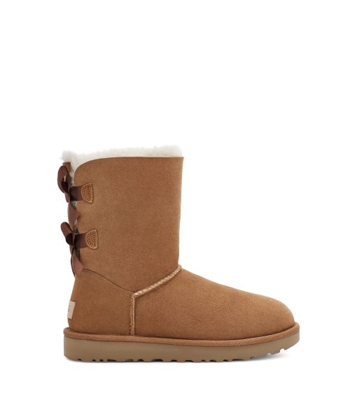 UGG Classic Boots-Bailey Bow Ii, Chestnut