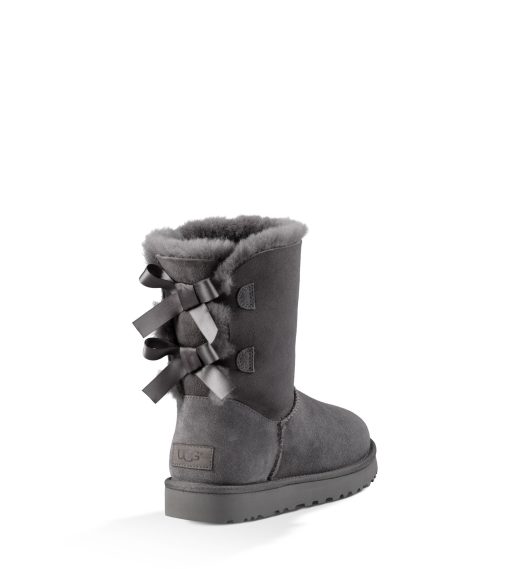 UGG Classic Boots-Bailey Bow Ii, Grey