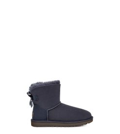 UGG Classic Boots-Mini Bailey Bow Ii Eve Blue