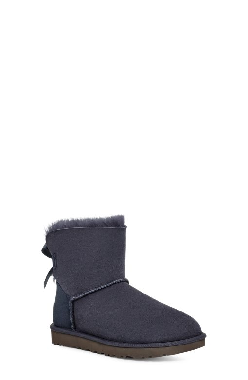 UGG Classic Boots-Mini Bailey Bow Ii Eve Blue