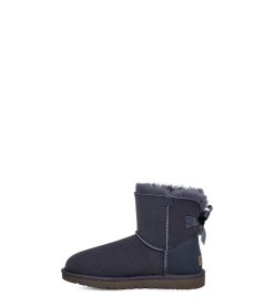 UGG Classic Boots-Mini Bailey Bow Ii Eve Blue