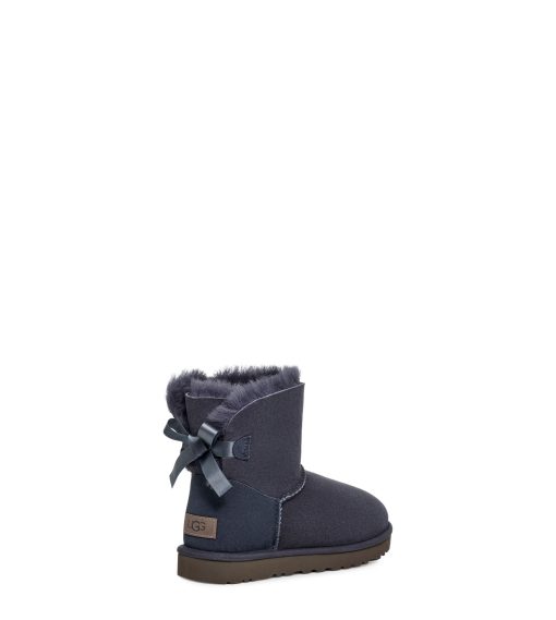 UGG Classic Boots-Mini Bailey Bow Ii Eve Blue