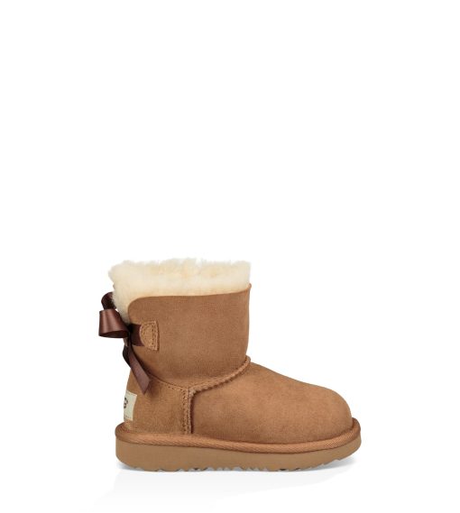 UGG Boots-Mini Bailey Bow Ii, Chestnut