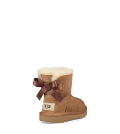 UGG Boots-Mini Bailey Bow Ii, Chestnut