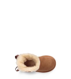 UGG Boots-Mini Bailey Bow Ii, Chestnut