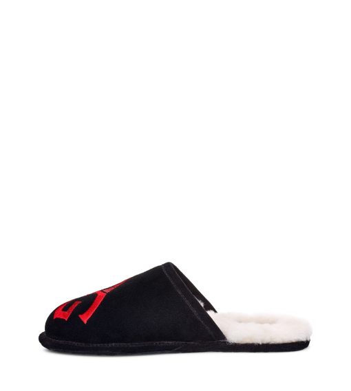 UGG Slippers-Scuff Logo Black