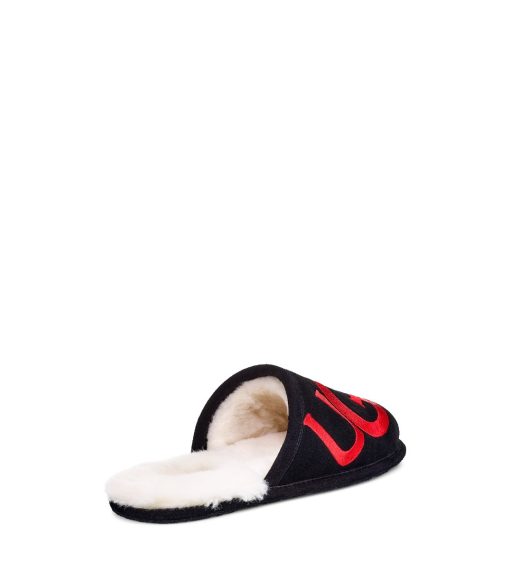 UGG Slippers-Scuff Logo Black