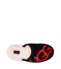 UGG Slippers-Scuff Logo Black