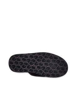 UGG Slippers-Scuff Logo Black