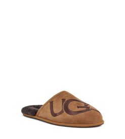 UGG Slippers-Scuff Logo Chestnut / Espresso