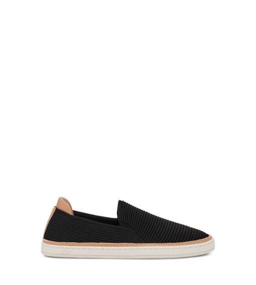 UGG Sneakers-Sammy Black Rib Knit