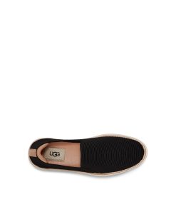 UGG Sneakers-Sammy Black Rib Knit