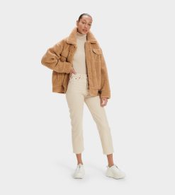 UGG RTW Collection-Frankie Sherpa Trucker Jacket, Cam