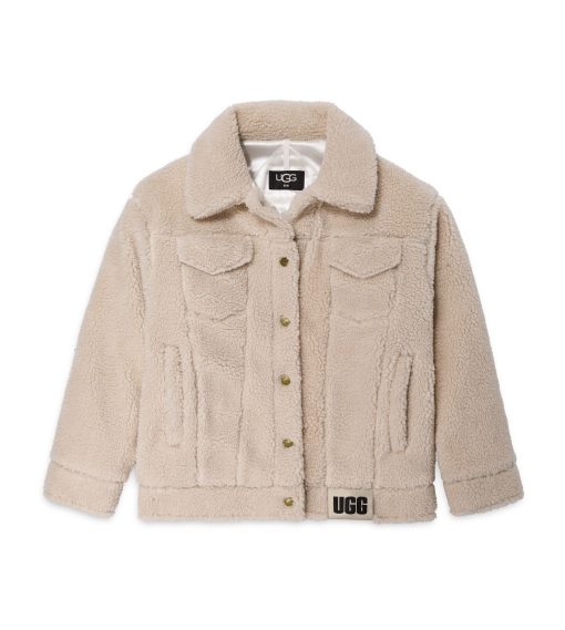 UGG RTW Collection-Frankie Sherpa Trucker Jacket Natural Ii