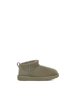 UGG Classic Boots-Classic Ultra Mini Moss Green