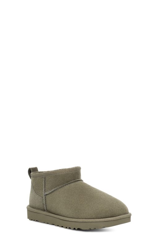 UGG Classic Boots-Classic Ultra Mini Moss Green