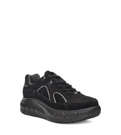 UGG Sneakers-Westsider Low Weather, Black / Dark Grey Nubuck