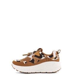 UGG Sneakers-Ca805 Zip Cow Print Chestnut