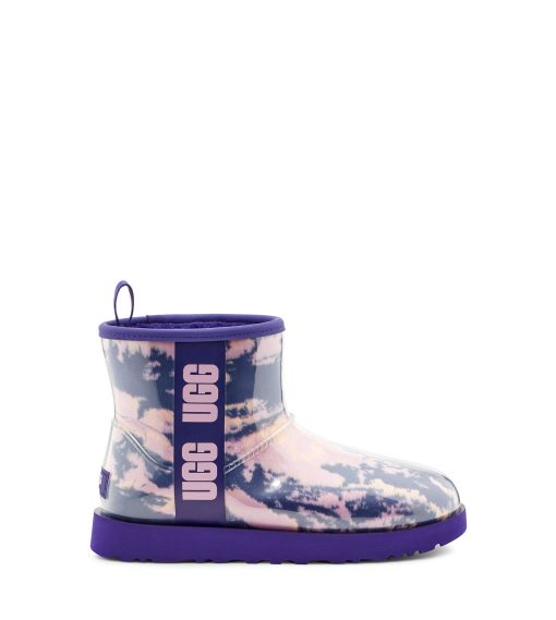 UGG Classic Boots-Classic Clear Mini Marble Violet Night