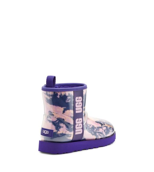 UGG Classic Boots-Classic Clear Mini Marble Violet Night