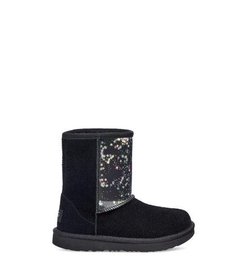 UGG Boots-Classic Ii Clear Glitter Black