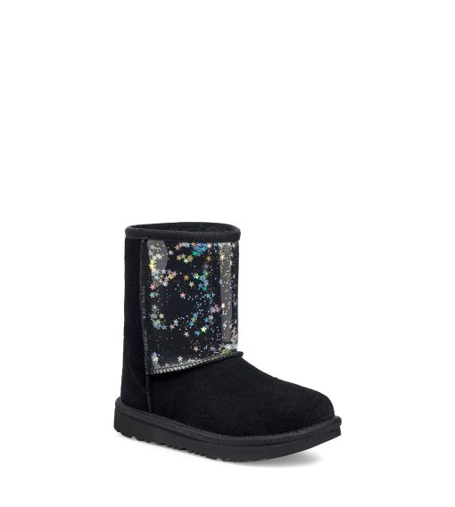 UGG Boots-Classic Ii Clear Glitter Black