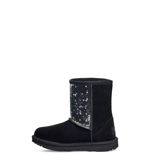 UGG Boots-Classic Ii Clear Glitter Black