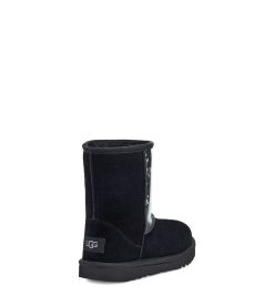 UGG Boots-Classic Ii Clear Glitter Black