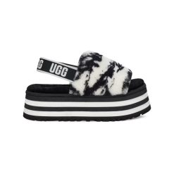 UGG Slippers-Disco Marble Slide , Black