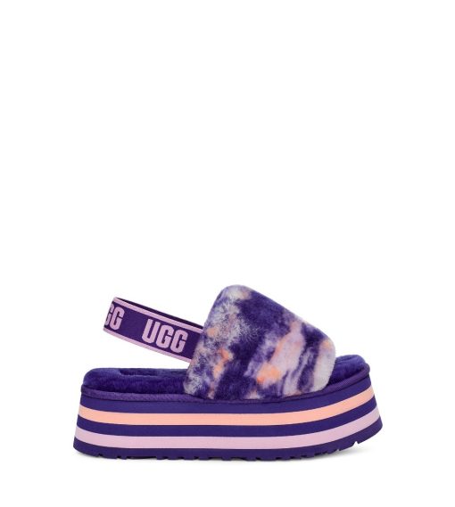 UGG Slippers-Disco Marble Slide , Violet Night