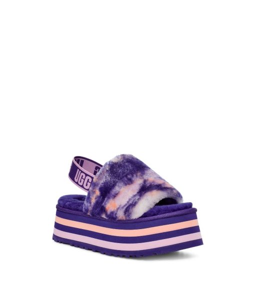 UGG Slippers-Disco Marble Slide , Violet Night