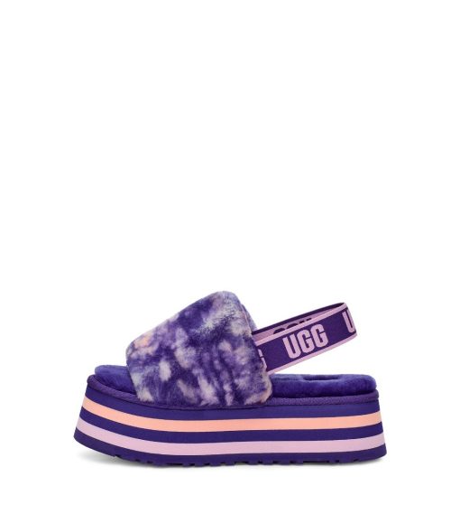 UGG Slippers-Disco Marble Slide , Violet Night