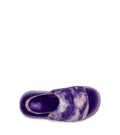 UGG Slippers-Disco Marble Slide , Violet Night