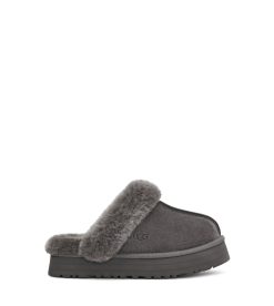 UGG Slippers-Disquette Charcoal