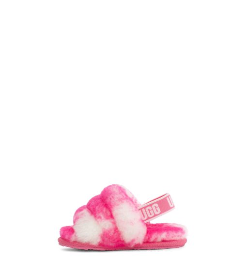 UGG Slippers-Fluff Yeah Slide Marble Pink Rose / Seashell Pink