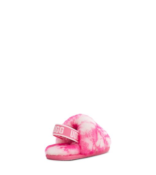 UGG Slippers-Fluff Yeah Slide Marble Pink Rose / Seashell Pink