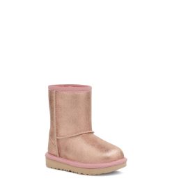 UGG Boots-Classic Ii Metallic Glitter Rose Gold