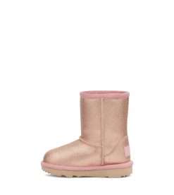 UGG Boots-Classic Ii Metallic Glitter Rose Gold