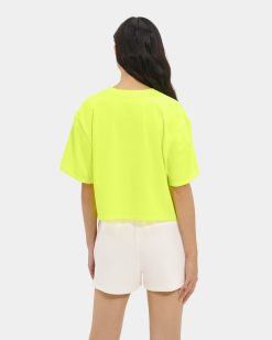 UGG RTW Collection-Fionna Logo Tee Highlighter / White