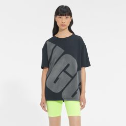 UGG RTW Collection-Jacqueline Logo Tee Black / Coal