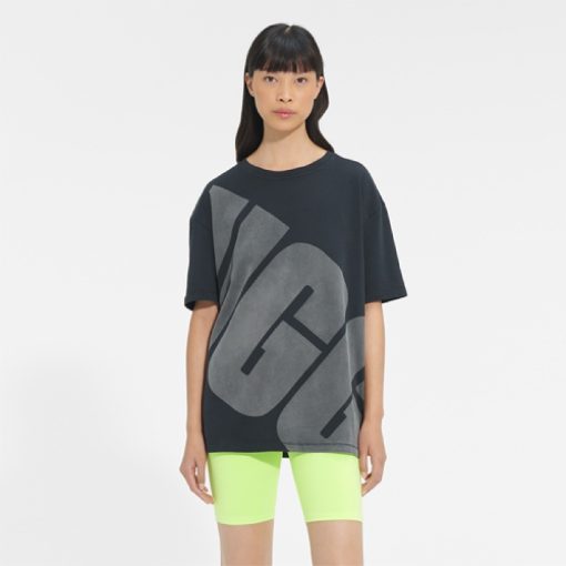 UGG RTW Collection-Jacqueline Logo Tee Black / Coal