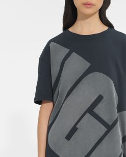 UGG RTW Collection-Jacqueline Logo Tee Black / Coal