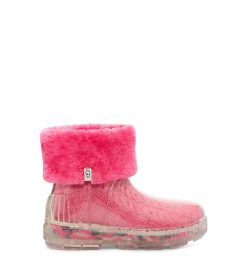 UGG Weather Boots-Drizlita Clear Taffy Pink