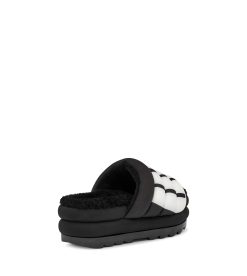 UGG Sandals & Slides-Maxi Slide Logo Black