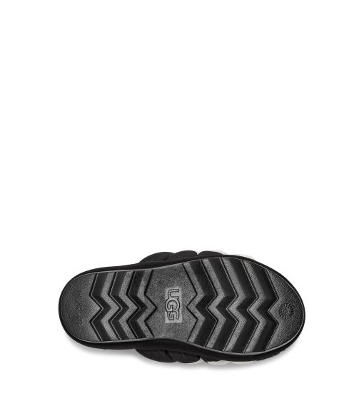 UGG Sandals & Slides-Maxi Slide Logo Black