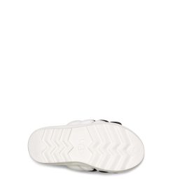 UGG Sandals & Slides-Maxi Slide Logo White