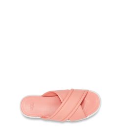 UGG Sandals & Slides-Zayne Crossband Starfish Pink Leather