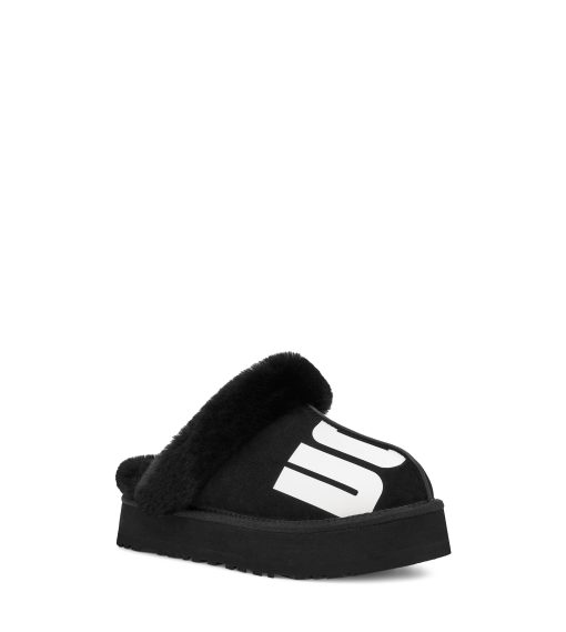 UGG Slippers-Disquette Chopd Black