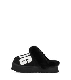 UGG Slippers-Disquette Chopd Black