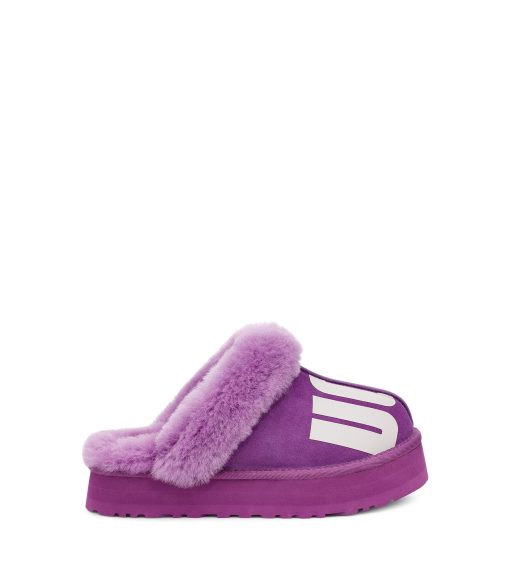 UGG Slippers-Disquette Chopd Purple Sky